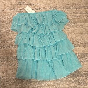 american threads strapless romper